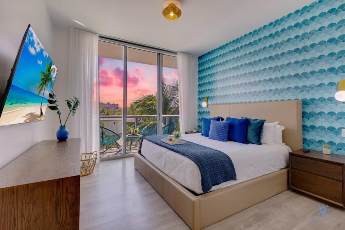 Amazing Pool - Balcony - Up To 6 - Near Beach Hollywood Eksteriør billede