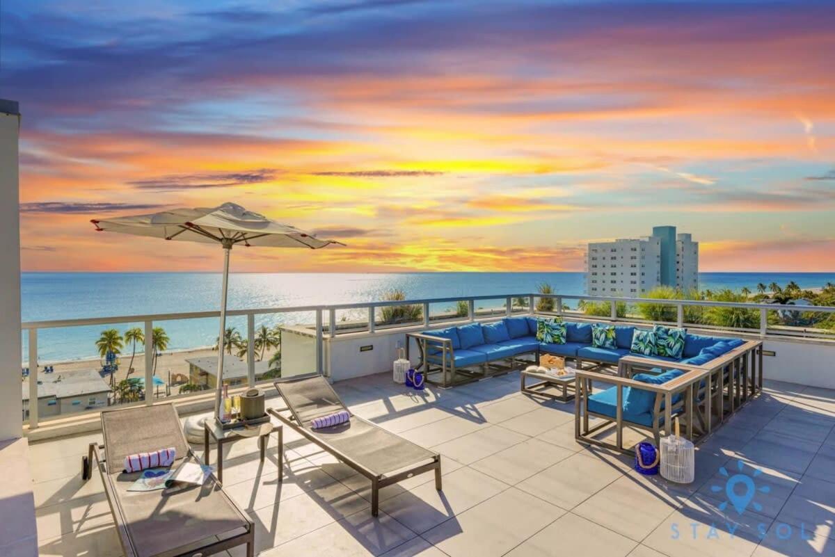 Amazing Pool - Balcony - Up To 6 - Near Beach Hollywood Eksteriør billede