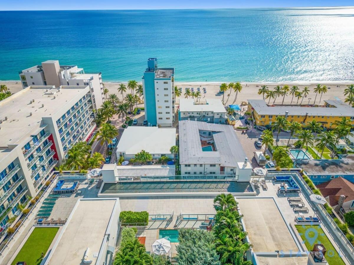Amazing Pool - Balcony - Up To 6 - Near Beach Hollywood Eksteriør billede