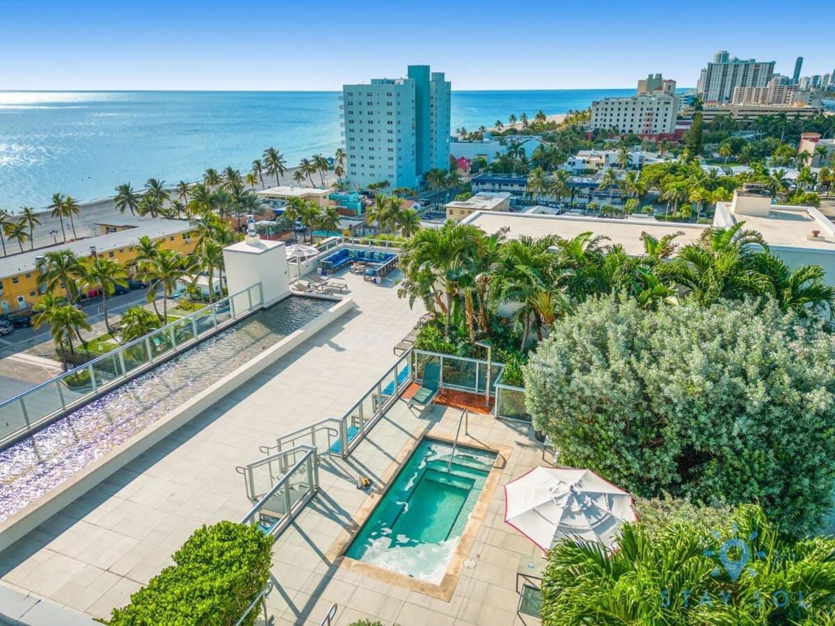 Amazing Pool - Balcony - Up To 6 - Near Beach Hollywood Eksteriør billede